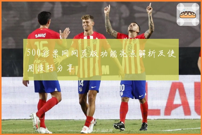 500彩票网网页版功能亮点解析及使用技巧分享